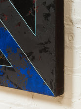 Load image into Gallery viewer, Blue and Red museum Painting by Gerald Campbell
