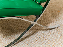 Load image into Gallery viewer, Kelly Green Barcelona Style Chair
