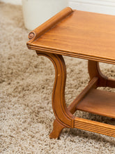 Load image into Gallery viewer, French Art Deco Scroll-Edge Oak Writing Table
