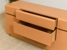 Load image into Gallery viewer, Post Modern Creamy Coral Dresser
