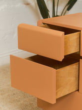 Load image into Gallery viewer, Post Modern Creamy Coral Dresser
