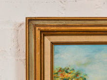 Load image into Gallery viewer, Vintage Stream Landscape Oil Painting Signed by E. Chamlee 1975
