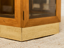 Load image into Gallery viewer, 1970s Style Oak &amp; Glass Display Credenza
