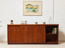 Load image into Gallery viewer, Walnut 1960s Credenza Sideboard
