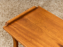 Load image into Gallery viewer, French Art Deco Scroll-Edge Oak Writing Table
