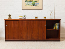 Load image into Gallery viewer, Walnut 1960s Credenza Sideboard
