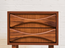 Load image into Gallery viewer, Sculpted Nightstand in American Walnut
