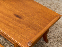 Load image into Gallery viewer, French Art Deco Scroll-Edge Oak Writing Table
