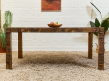 Load image into Gallery viewer, Pueblo Lane Brutalist Dining Table w/4 Chairs
