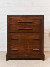 Load image into Gallery viewer, Art Deco Long Handle Chest of Drawers
