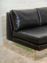 Load image into Gallery viewer, 1970’s Space Age Chrome Plinth base Sofa
