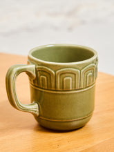 Load image into Gallery viewer, Single Green Mug with Arch Accents
