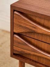 Load image into Gallery viewer, Sculpted Nightstand in American Walnut
