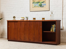 Load image into Gallery viewer, Walnut 1960s Credenza Sideboard

