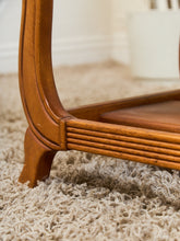 Load image into Gallery viewer, French Art Deco Scroll-Edge Oak Writing Table
