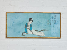 Load image into Gallery viewer, Painting on Silk of a Woman
