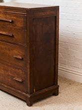 Load image into Gallery viewer, Art Deco Long Handle Chest of Drawers
