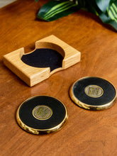 Load image into Gallery viewer, Solid Brass Vintage Coasters
