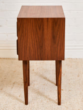 Load image into Gallery viewer, Sculpted Nightstand in American Walnut
