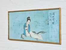 Load image into Gallery viewer, Painting on Silk of a Woman
