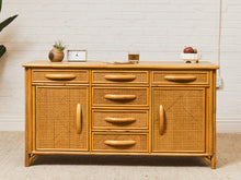 Load image into Gallery viewer, Bamboo Vintage Credenza
