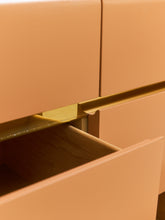 Load image into Gallery viewer, Post Modern Creamy Coral Dresser
