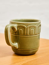 Load image into Gallery viewer, Single Green Mug with Arch Accents
