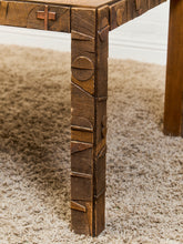 Load image into Gallery viewer, Pueblo Lane Brutalist Dining Table w/4 Chairs
