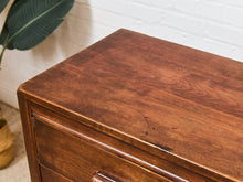 Load image into Gallery viewer, Art Deco Long Handle Chest of Drawers
