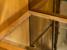 Load image into Gallery viewer, 1970s Style Oak &amp; Glass Display Credenza
