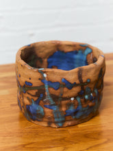 Load image into Gallery viewer, Teal and Blue Glazed Pottery
