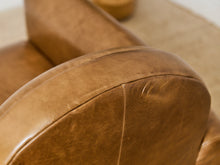 Load image into Gallery viewer, Keanu Deco Leather Chair in Echo Umber
