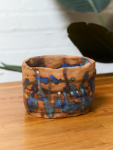 Load image into Gallery viewer, Teal and Blue Glazed Pottery
