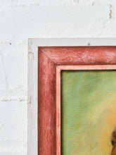 Load image into Gallery viewer, Portrait of a woman in Blue mid Century
