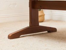 Load image into Gallery viewer, Ethan Allen Solid Wood Trestle Dining Table
