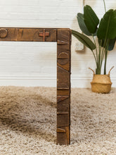 Load image into Gallery viewer, Pueblo Lane Brutalist Dining Table w/4 Chairs
