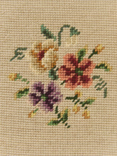 Load image into Gallery viewer, Flowers Vintage Needlepoint
