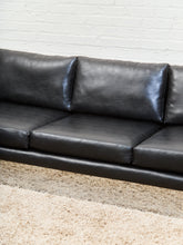 Load image into Gallery viewer, 1970’s Space Age Chrome Plinth base Sofa
