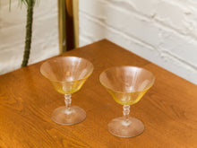 Load image into Gallery viewer, Pair of Antique Tiffin Shallow Cocktail Coupes
