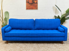 Load image into Gallery viewer, Royal Blue Tweed Sofa

