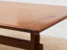 Load image into Gallery viewer, Ethan Allen Solid Wood Trestle Dining Table
