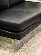 Load image into Gallery viewer, 1970’s Space Age Chrome Plinth base Sofa
