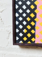 Load image into Gallery viewer, Vintage Abstract Geometric Painting
