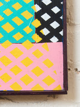 Load image into Gallery viewer, Vintage Abstract Geometric Painting
