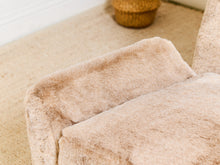 Load image into Gallery viewer, Maddox Chair in Faux Fur Fawn
