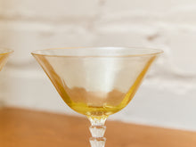 Load image into Gallery viewer, Pair of Antique Tiffin Shallow Cocktail Coupes
