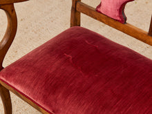 Load image into Gallery viewer, Antique Harp Back Settee
