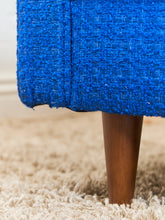 Load image into Gallery viewer, Royal Blue Tweed Sofa
