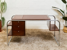 Load image into Gallery viewer, Ralph Lauren Tubular Wood Desk
