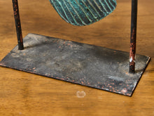 Load image into Gallery viewer, Brutalist Patinated Metal Fish Wall Sculpture 1970s Statement Piece
